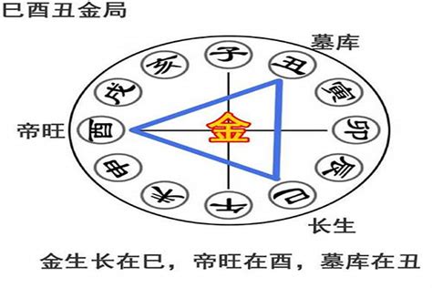 酉丑半合金|如何理解地支三合三会（图文详解）